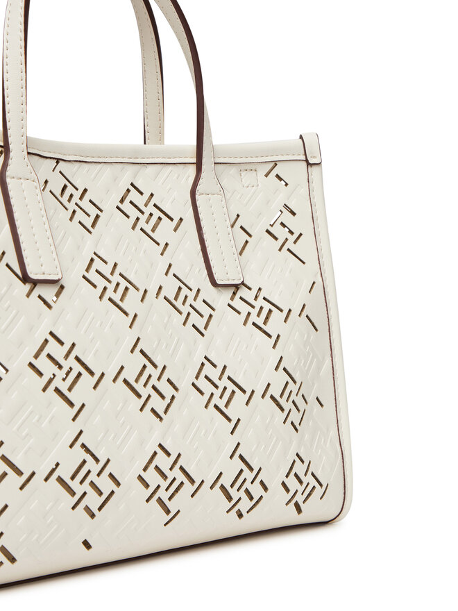 Tommy Hilfiger Τσάντα Tommy Hilfiger Th City Mini AW0AW17500 Εκρού