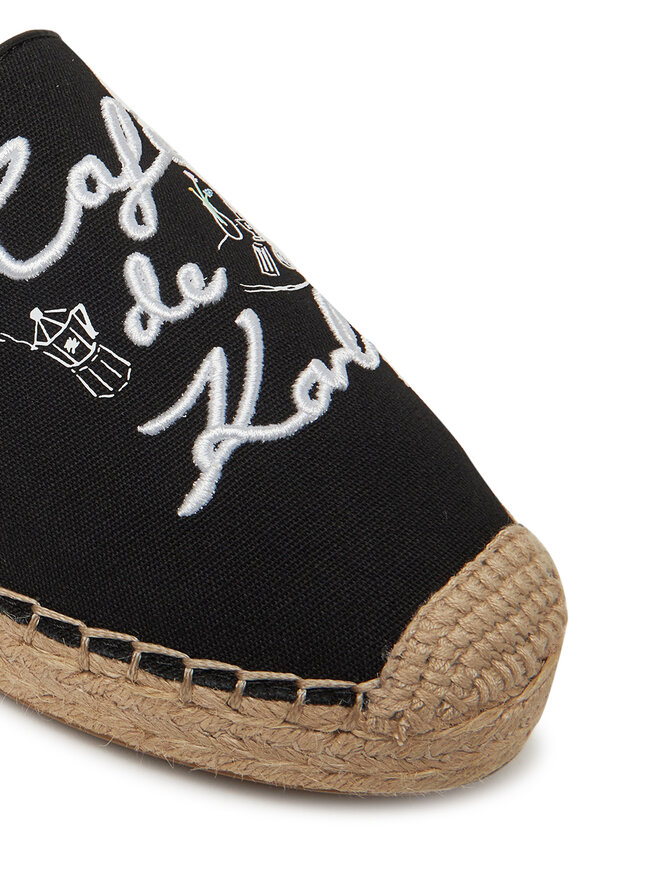 KARL LAGERFELD Espadrile KARL LAGERFELD KL81125 Negru