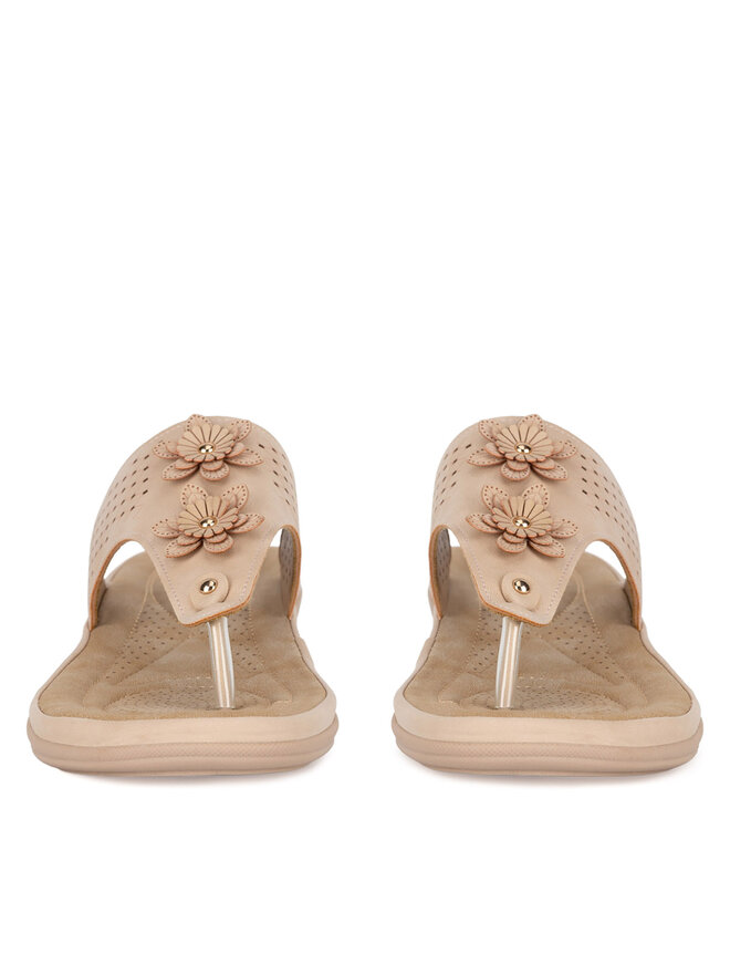 Clara Barson Pantoletten Clara Barson WYL0510-26 Beige