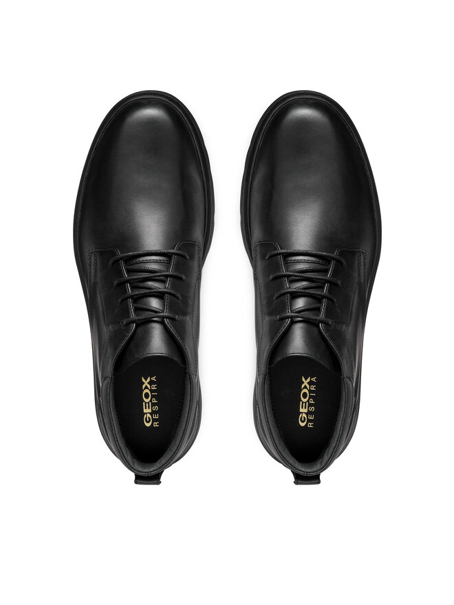 Geox Schnürschuhe Geox U Spherica Ec1 B Abx U46HND 00043 C9999 Schwarz