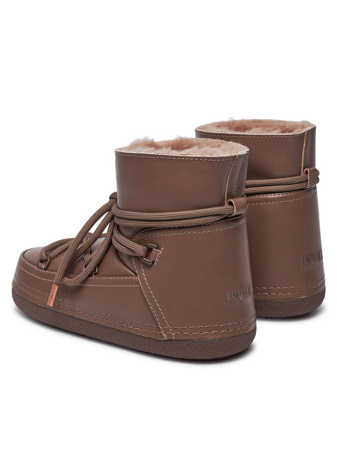 Inuikii Škornji za sneg Inuikii Full Leather 75101-087 Rjava