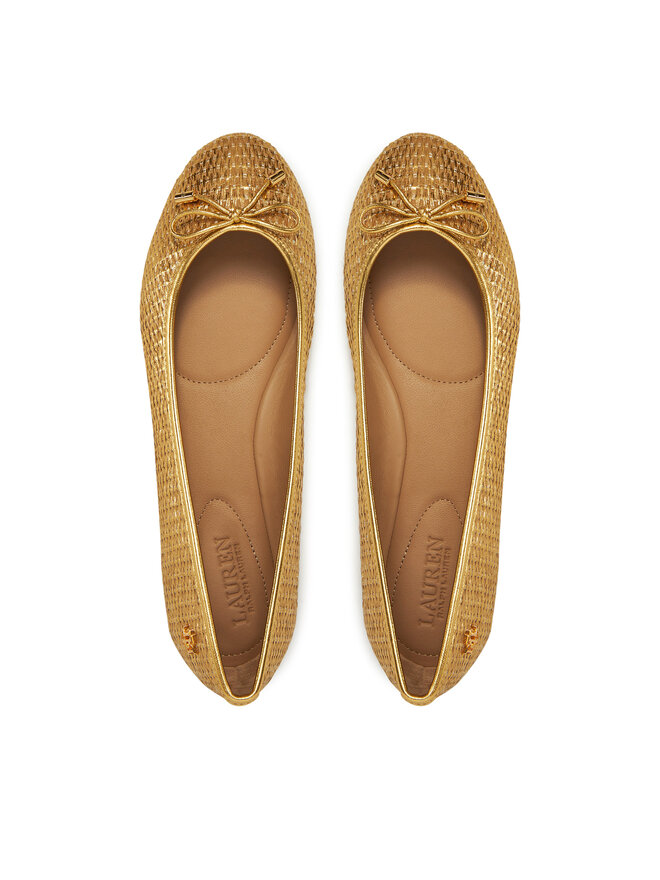 LAUREN RALPH LAUREN Baleriny LAUREN RALPH LAUREN 802956767001 Złoty