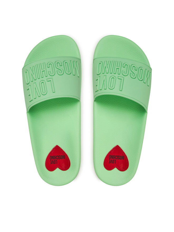 LOVE MOSCHINO Papucs LOVE MOSCHINO JA28052G1II15802 Zöld