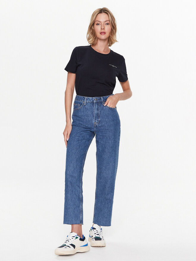 Tommy Hilfiger Tommy Hilfiger Póló 1985 WW0WW37877 Sötétkék Regular Fit