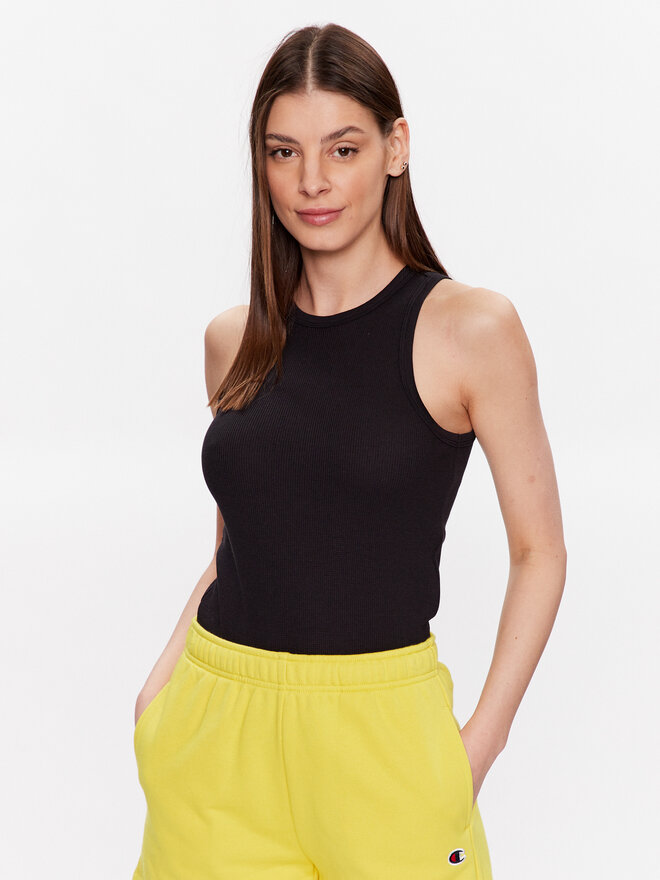 Champion Champion Τοπ 116251 Μαύρο Regular Fit