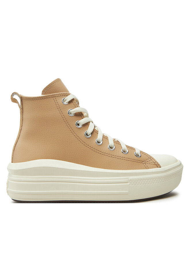 Converse Plátěnky Converse Chuck Taylor All Star Move Leather A09261C Béžová