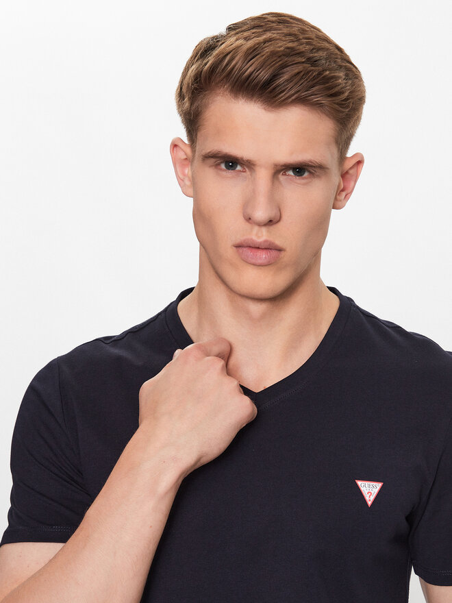 Guess Guess Póló M2YI37 I3Z14 Sötétkék Slim Fit