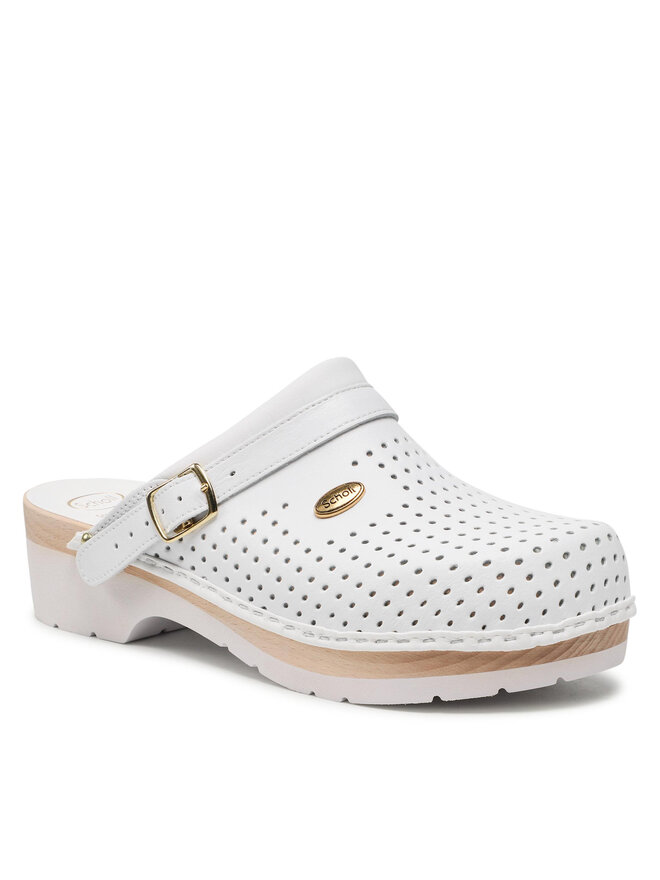 Scholl Παντόφλες Scholl Clog M20078 1065 Λευκό