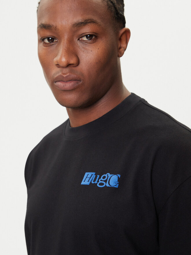 HUGO HUGO Camiseta Nilte 50542810 Negro Loose Fit