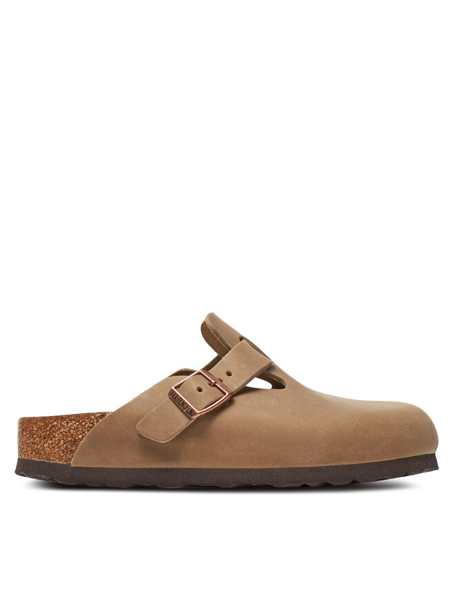 Birkenstock Iešļūcenes Birkenstock Boston zamsz 1019484 Brūns