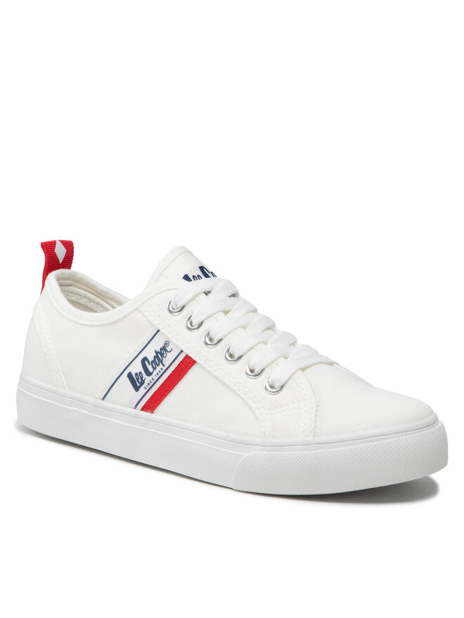 Lee Cooper Sneakers aus Stoff Lee Cooper LCW-22-31-0830LA Weiß