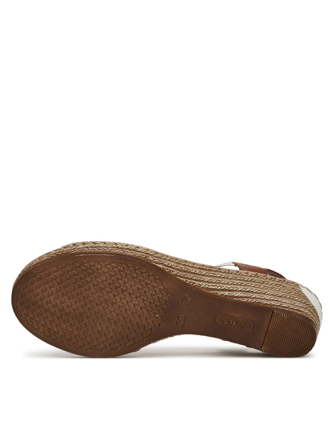 Rieker Sandali Rieker 624H6-81 Bela