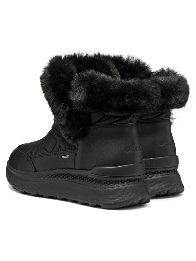 Geox Schnürschuhe Geox D Spherica Actif X2 D46WPB 0FU85 C9999 Schwarz