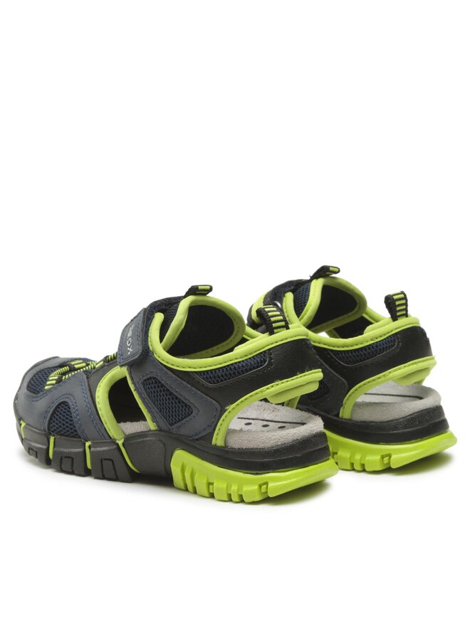 Geox Сандали Geox J Sandal Dynomix Boy J35GHA014MEC0749 S Тъмносин