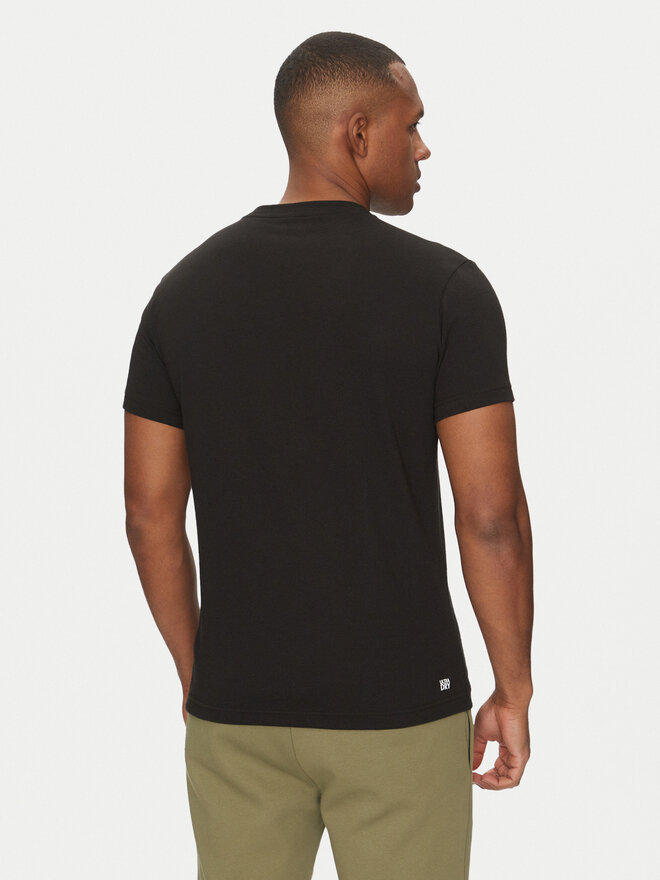 Lacoste Lacoste Marškinėliai TH8917 Juoda Regular Fit