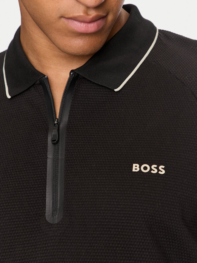BOSS Boss Poloshirt Philix 50519760 Schwarz Regular Fit