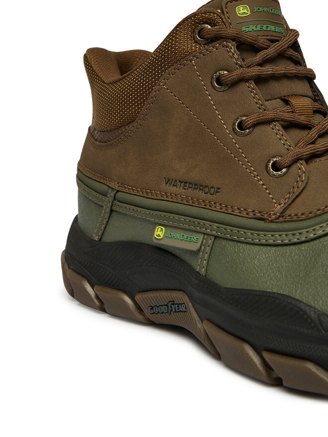 Skechers Schnürschuhe Skechers Respected - Swamper 256026/OLBR Braun