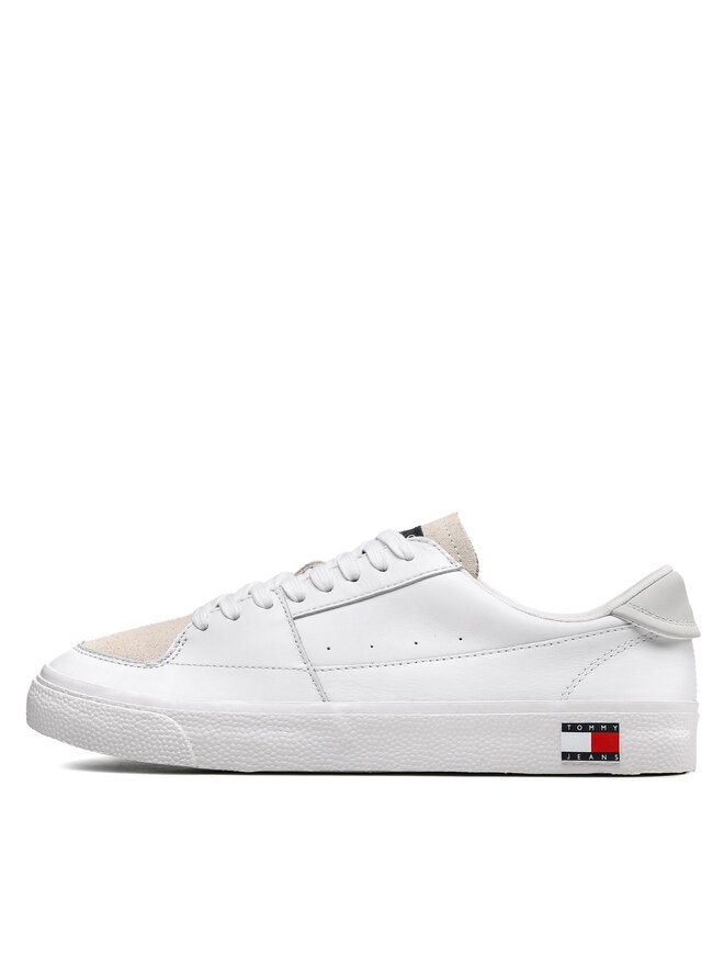 Tommy Jeans Snīkeri Tommy Jeans Vulcanized Ess EM0EM01106 Balts