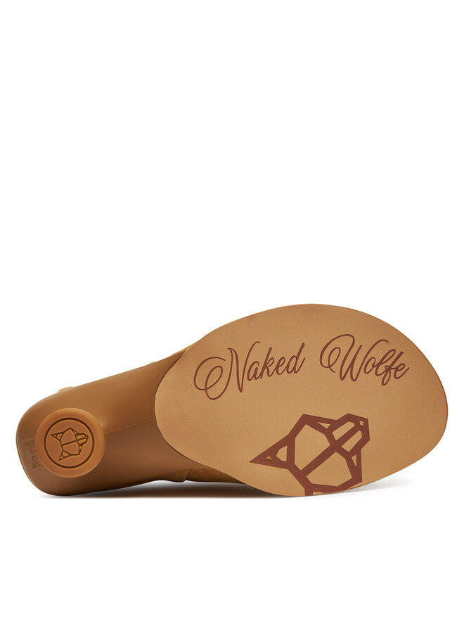 Naked Wolfe Kozačky Naked Wolfe KIND Hnědá
