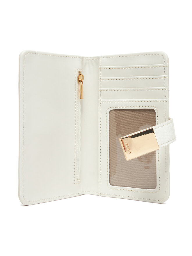 Aldo Голям дамски портфейл Aldo Sandgate 13989488 Бял