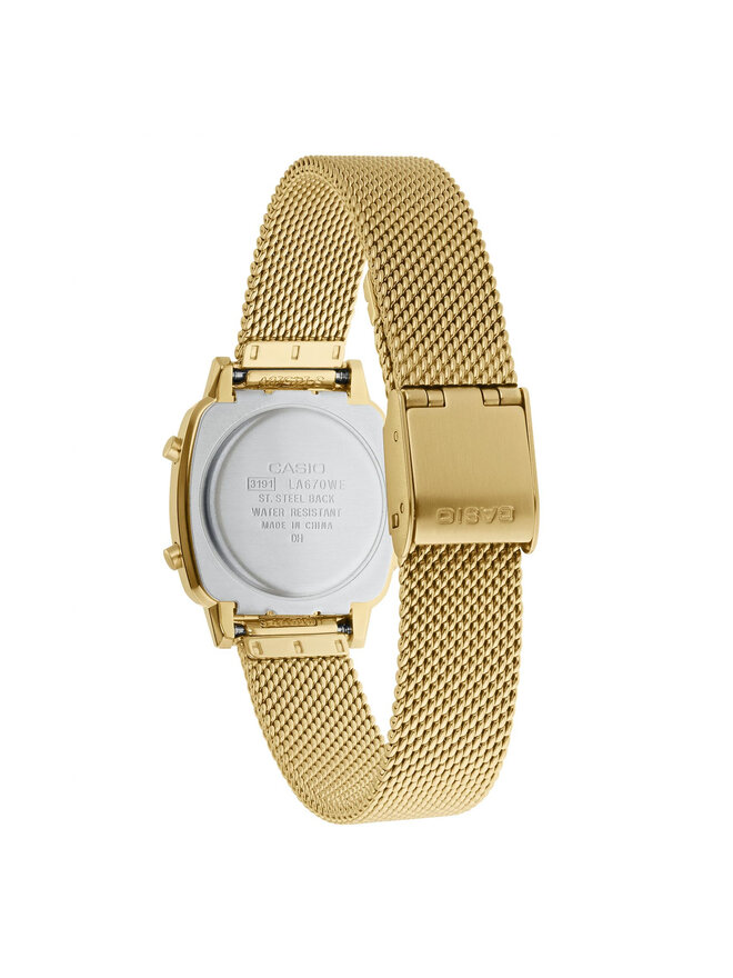 Casio Zegarek Casio Vintage LA670WEMY-9EF Złoty