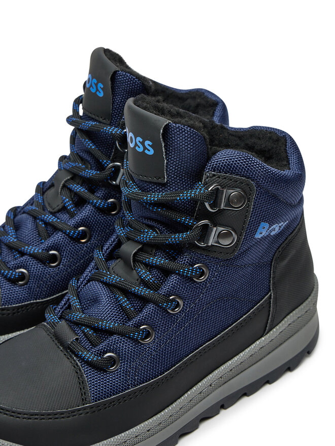 BOSS Botines planos Boss J51318 Azul