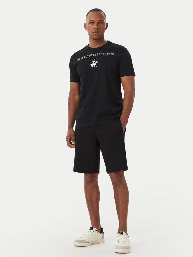 Beverly Hills Polo Club Beverly Hills Polo Club T-Shirt M1543 Schwarz Regular Fit