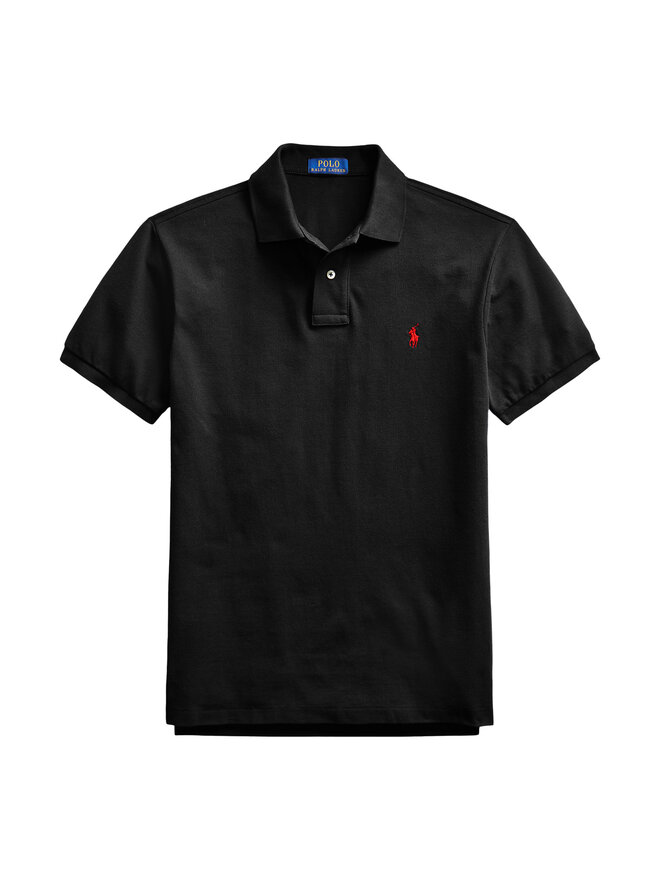 Polo Ralph Lauren Polo Ralph Lauren Поло Core Replen 710795080 Чорний Slim Fit