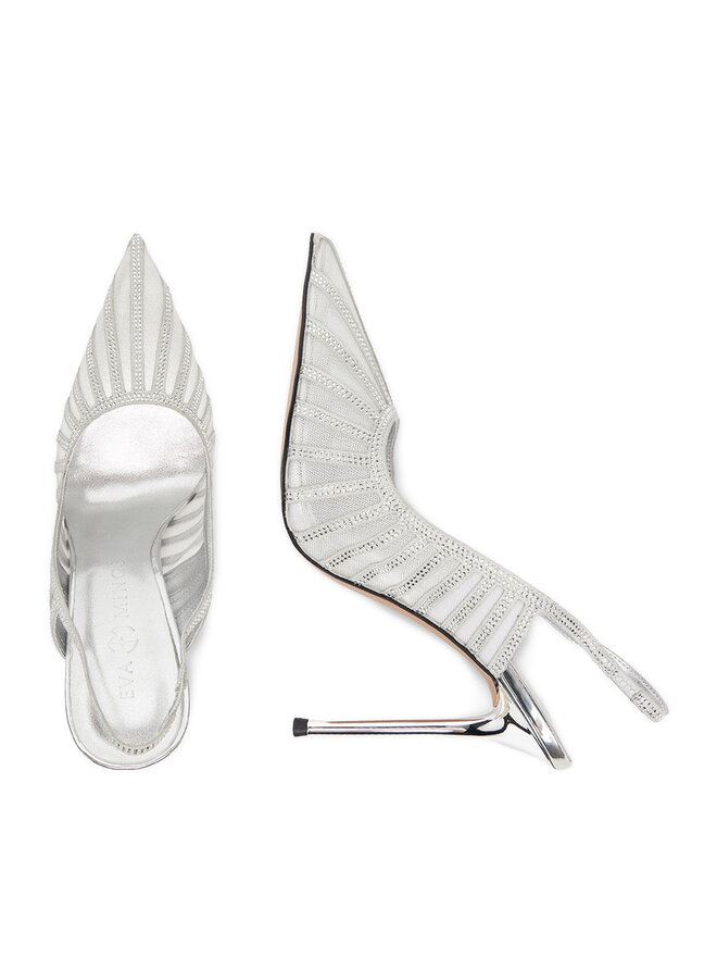 Eva Minge Scarpe stiletto Eva Minge EO-AVA-E373-70H-C183Y1 Argento