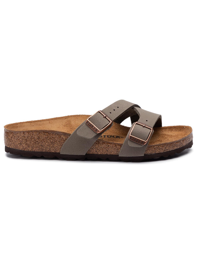 Pantoletten Birkenstock Yao Balance 1014277 Grau eschuhe
