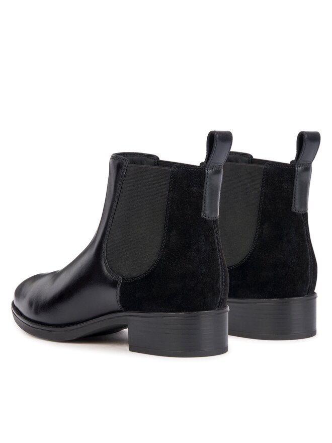 Geox Ghete Jodhpur Geox D Felicity D36G1B 04322 C9999 Negru