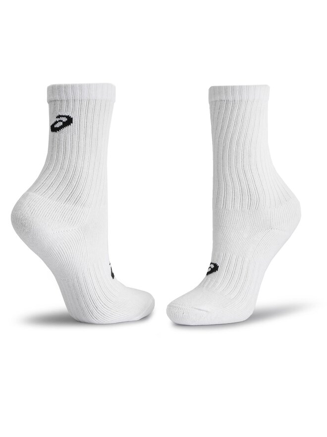Asics Σετ 3 ζευγάρια ψηλές κάλτσες unisex Asics 3PPK Crew Sock 155204 Λευκό