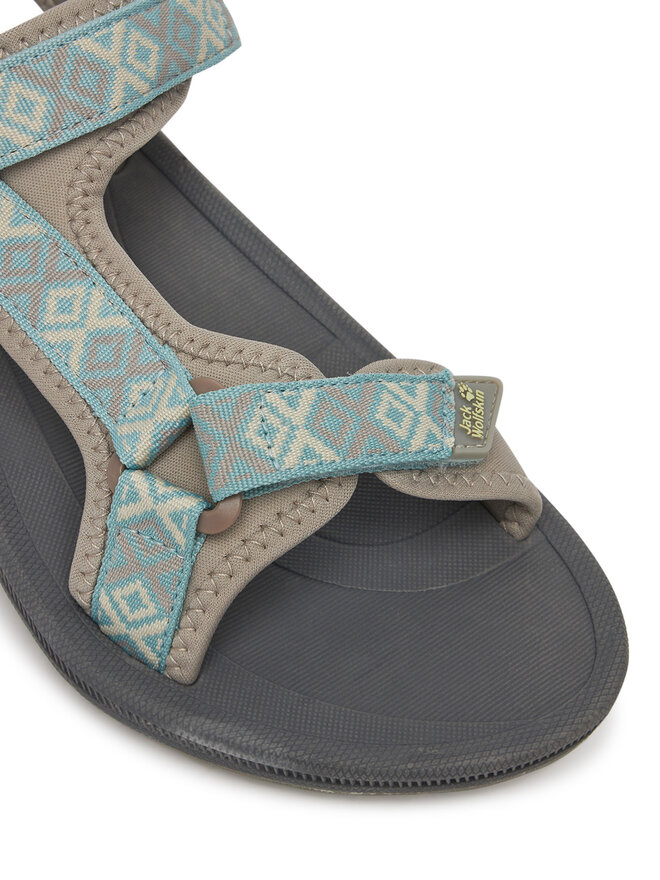 Jack Wolfskin Sandalen Jack Wolfskin Wave Breaker 4050291 Grün