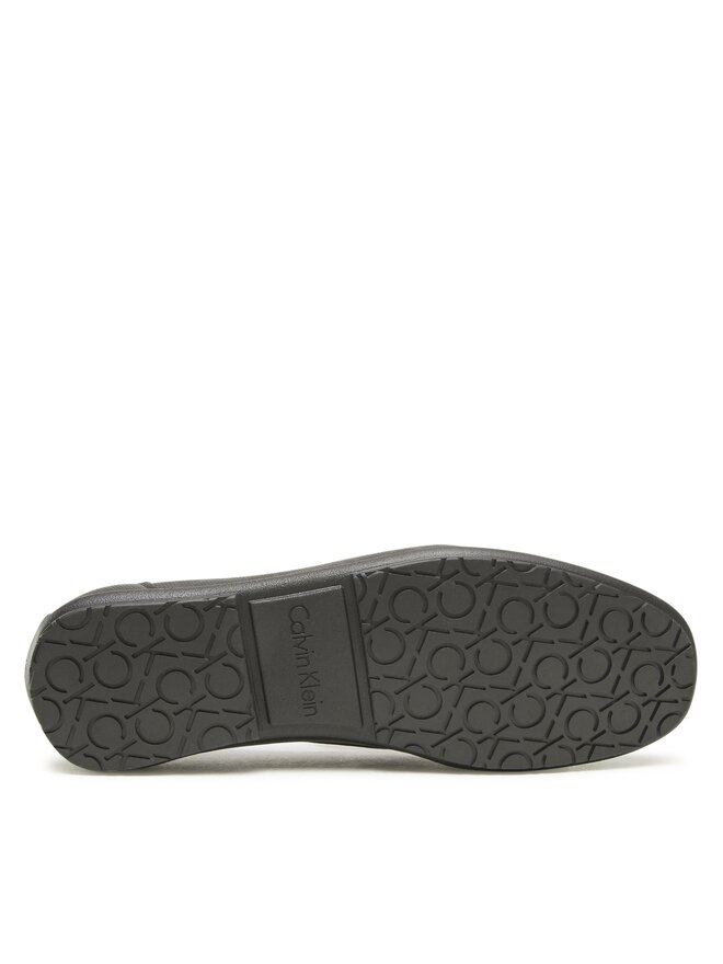 Calvin Klein Mokassins Calvin Klein Logo Hw Driver Mono HM0HM00843 Schwarz