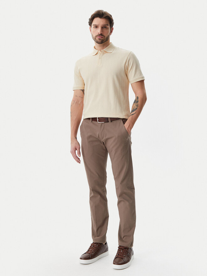 Selected Homme Selected Homme Poloshirt 16094575 Beige Regular Fit