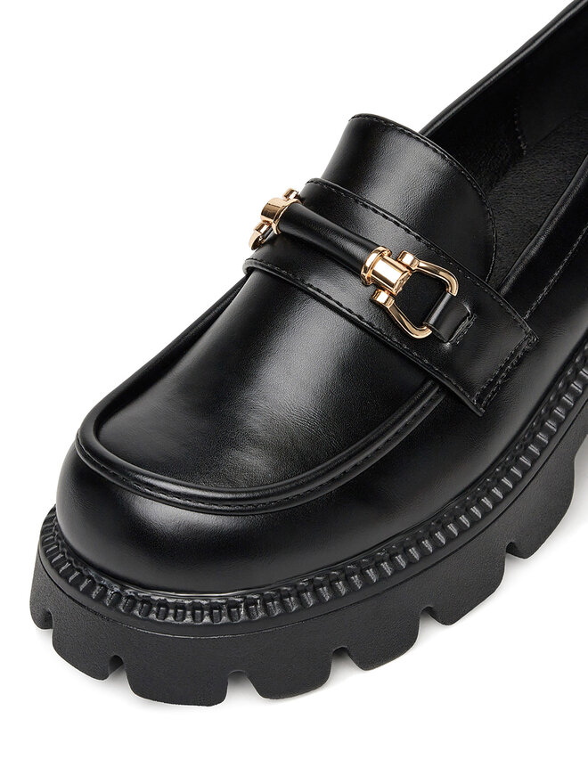 DeeZee Loafersy DeeZee FBD-20306 Czarny