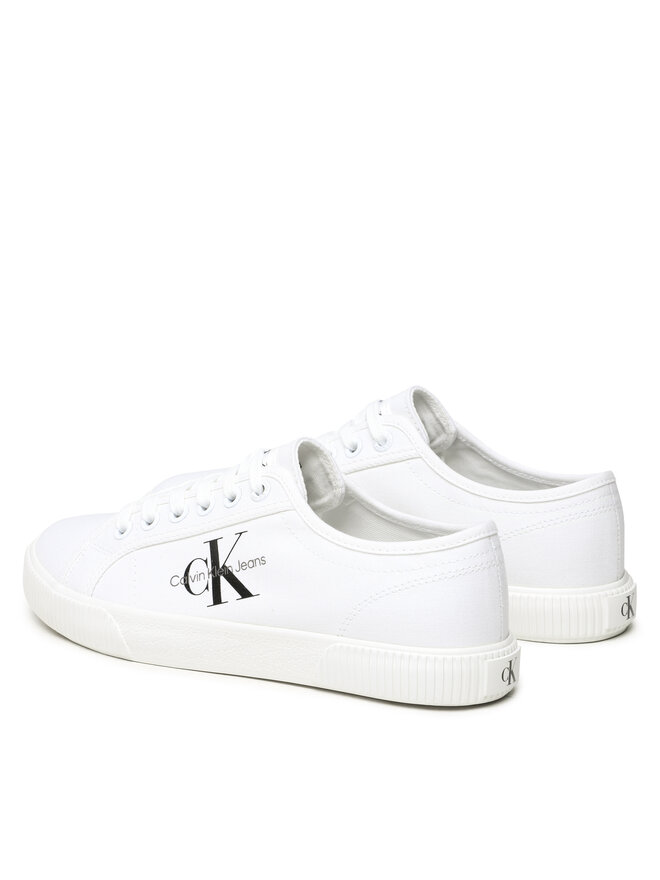 Calvin Klein Jeans Sneakers aus Stoff Calvin Klein Jeans YW0YW00482 Weiß