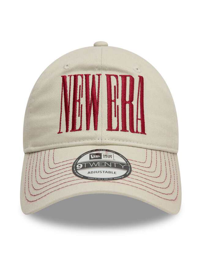 New Era Шапка с козирка New Era Wordmark 9TWENTY 60595444 Бежов