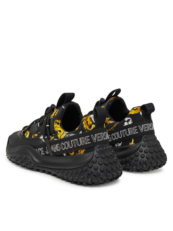 Versace Jeans Couture Сникърси Versace Jeans Couture 78YA3SN2 Черен