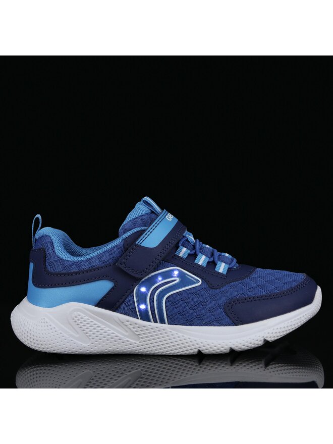 Geox Snīkeri Geox J Sprintye Boy J25GBB014CEC4227 D Tumši zils