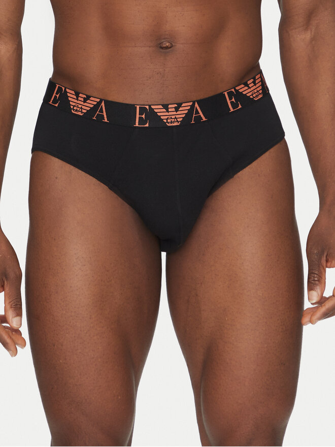 Emporio Armani Underwear Emporio Armani Underwear Σετ σλιπ 3 τμχ. EM000258 AF10778 MC061 Μαύρο