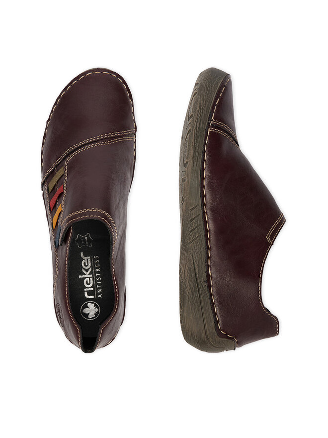 Rieker Halbschuhe Rieker CEO-52560-30 Dunkelrot