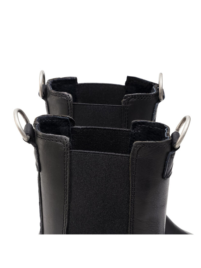 Bronx Kotníková obuv s elastickým prvkem Bronx 47268-A Černá