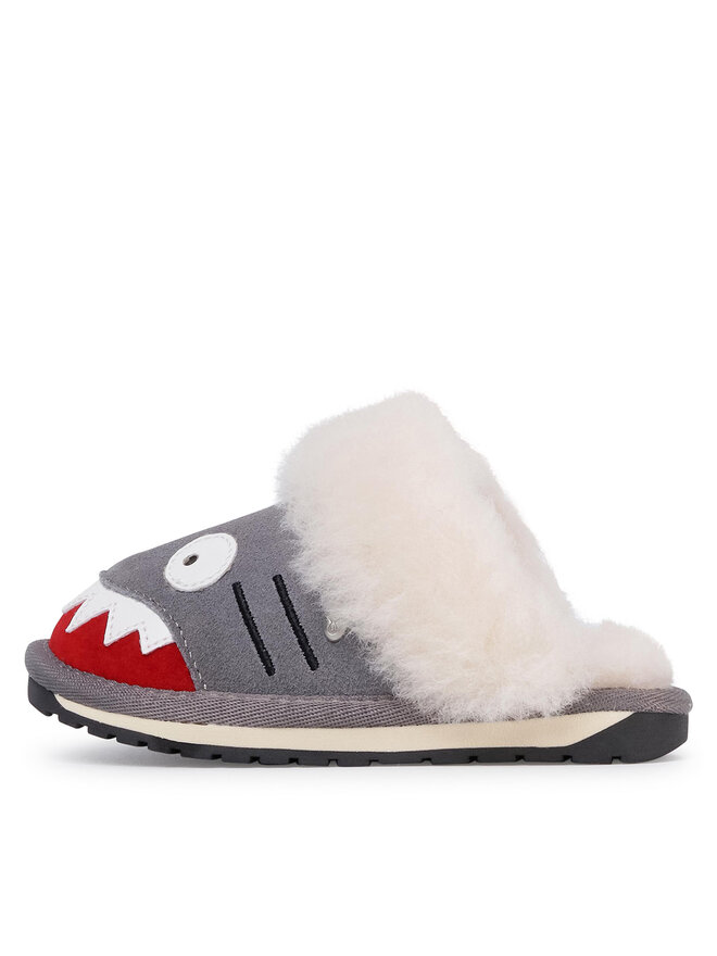 EMU Australia Čības EMU Australia Shark Slipper K12436 Pelēks