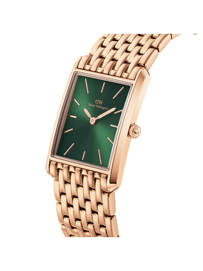 Daniel Wellington Zegarek Daniel Wellington Bound 9-Link Emerald DW00100704 Złoty