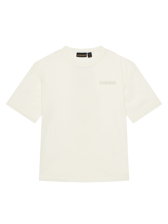 Napapijri Napapijri Majica S-Ahr NP0A88ZO D Écru Regular Fit