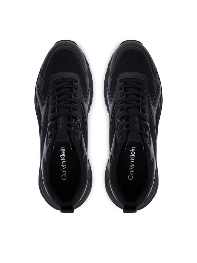 Calvin Klein Sneakers Calvin Klein Hike Runner Ckstripe Met Mix Mat HM0HM02341 Schwarz