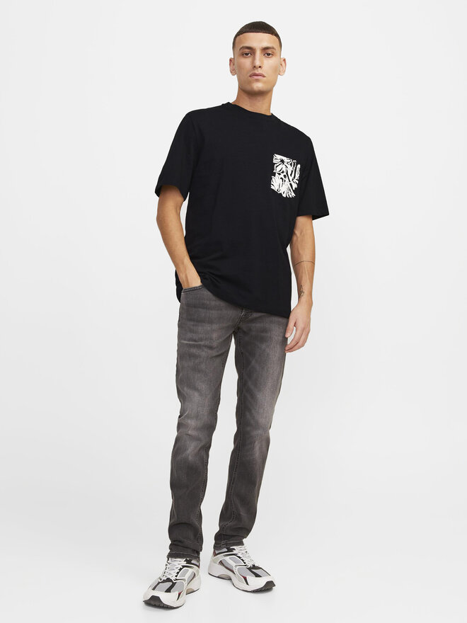 Jack&Jones Jack&Jones Marškinėliai Lafayette 12250435 Juoda Standard Fit