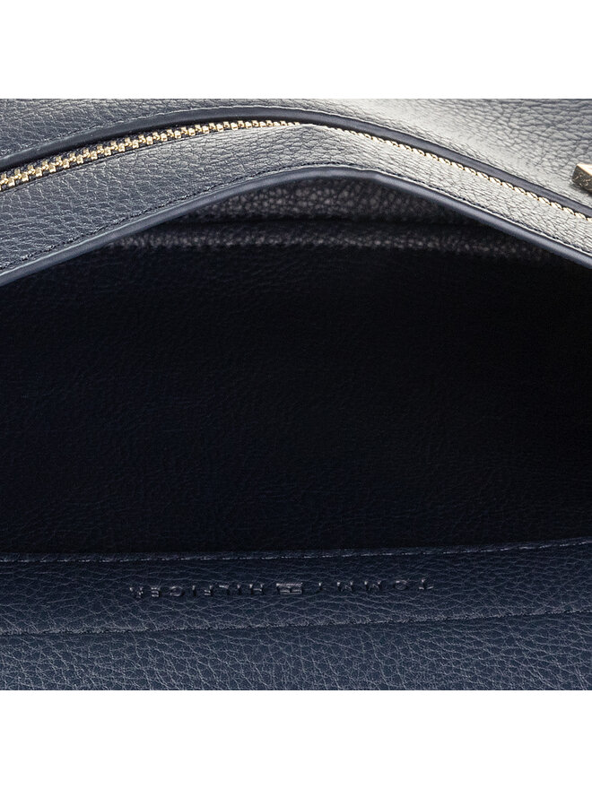 Handtasche Tommy Hilfiger Th Core Saddle Bag Corp AW0AW07509 Dunkelblau eschuhe