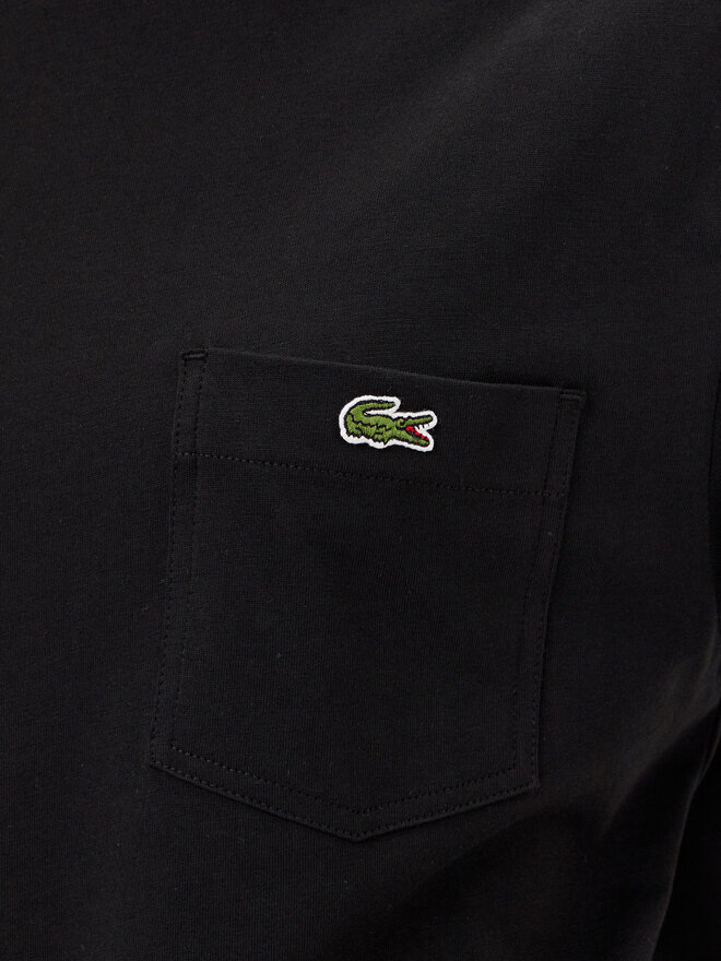 Lacoste Lacoste Marškinėliai TH2827 Juoda Regular Fit